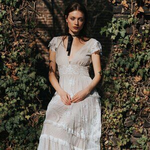 Kite and Butterfly Poppy Wedding Dress